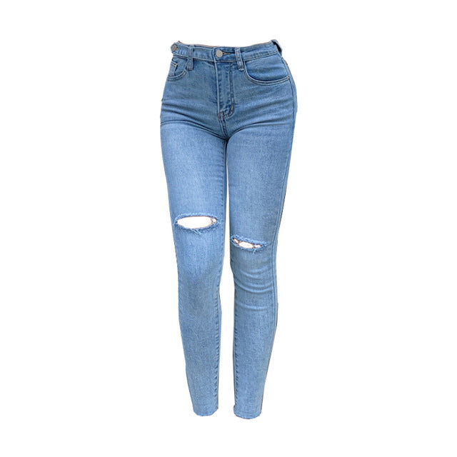 Nyne High Waist Ripped Jeans