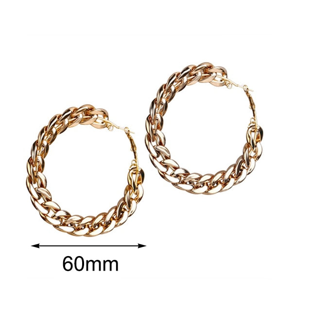 XL Cuban Link Earrings