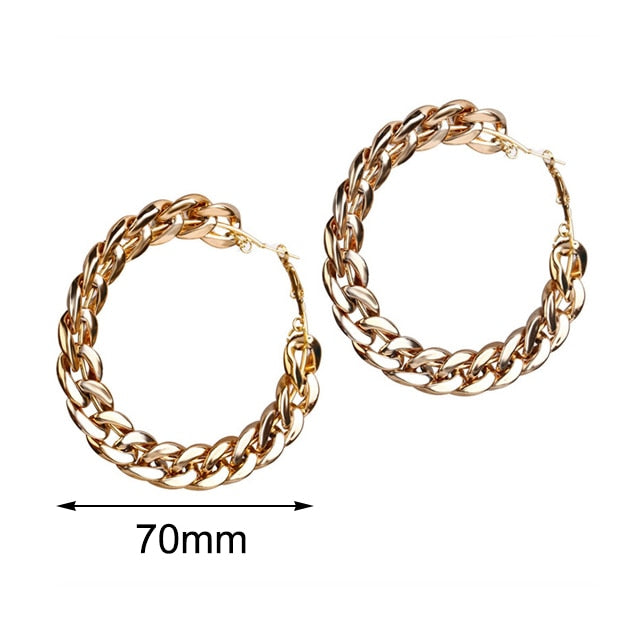 XL Cuban Link Earrings