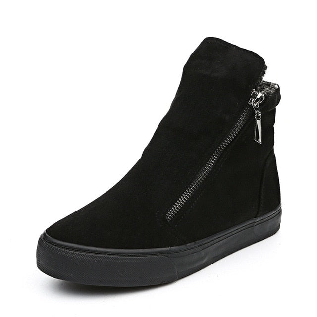 Side Zip Winter Boots