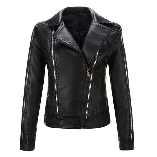 Rivet PU Moto Jacket