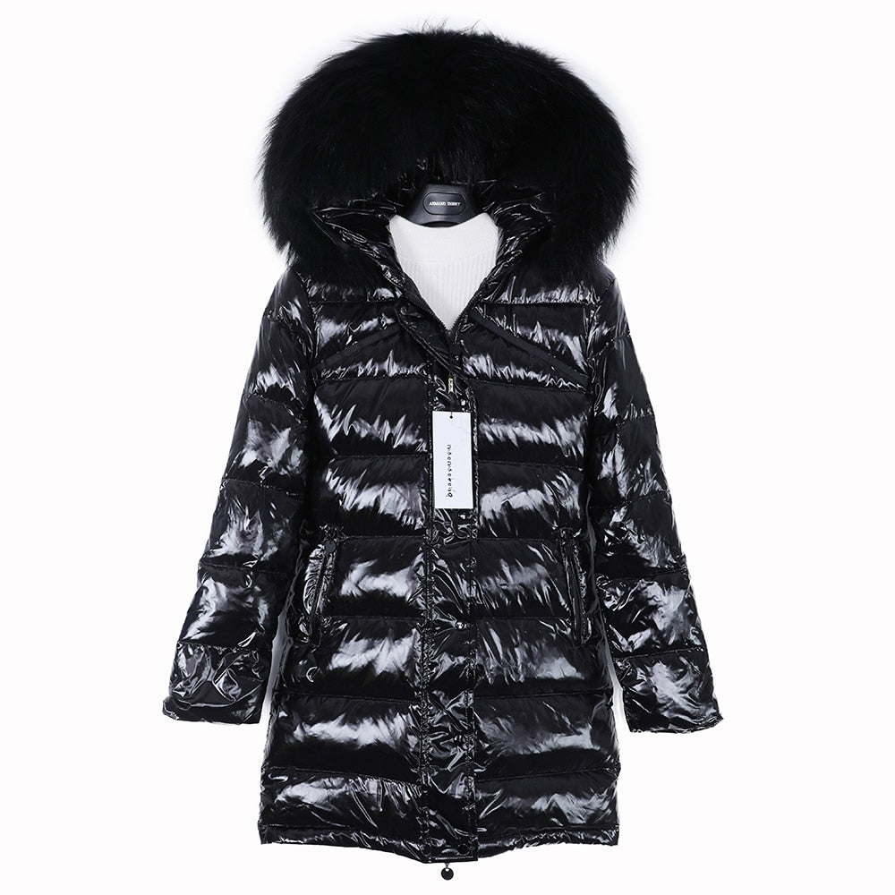 Down Fur Hood Puffer Jacket