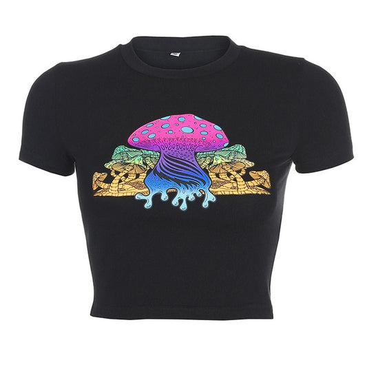 Shroom Crop T shirt