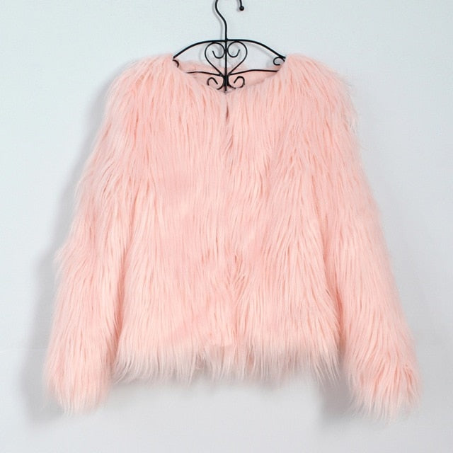 Fluffy Faux Fur Jacket - IBADDIE