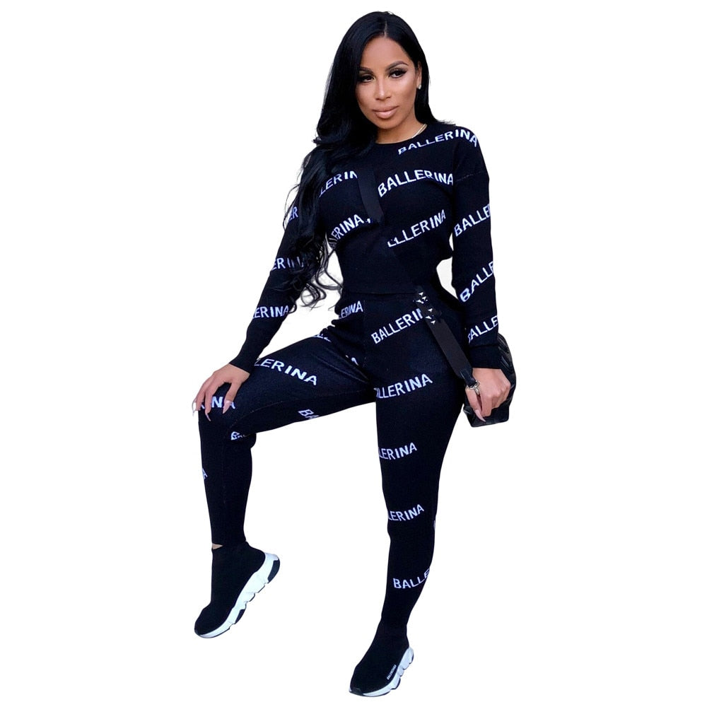 Bodycon Ballerina TrackSuit - IBADDIE