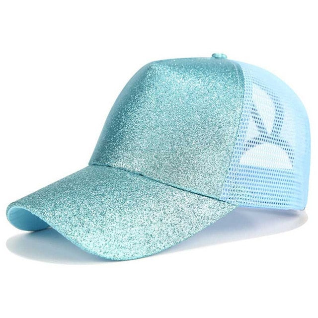 Mesh Ponytail Snapback - IBADDIE