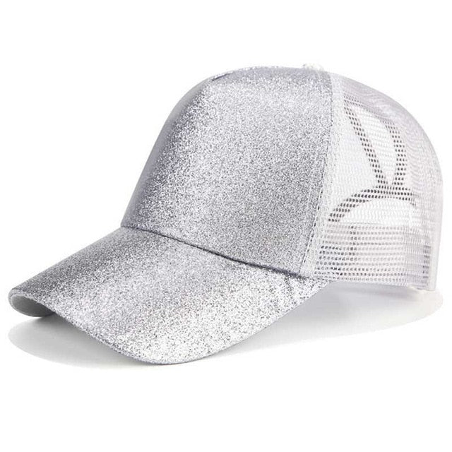 Mesh Ponytail Snapback - IBADDIE