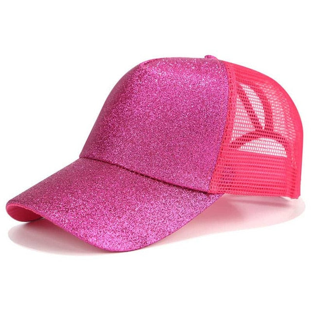 Mesh Ponytail Snapback - IBADDIE