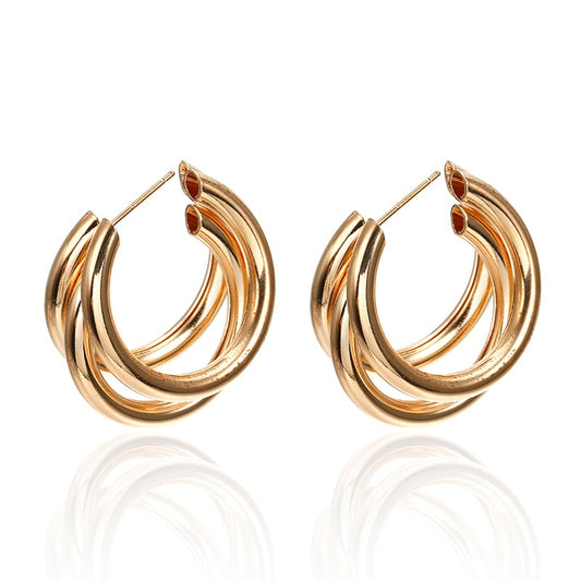 Triple Hoop Earrings - IBADDIE