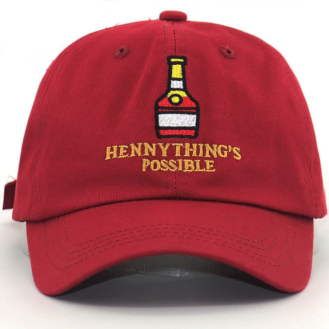 Henny Bottle Embroidered Snapback - IBADDIE