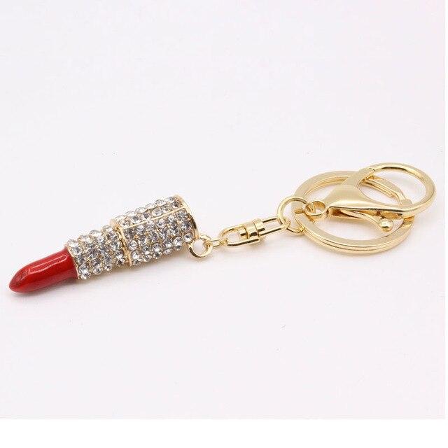 Lipstick Chick Keychain - IBADDIE