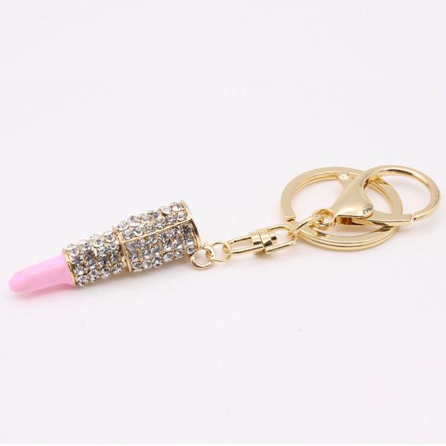 Lipstick Chick Keychain - IBADDIE