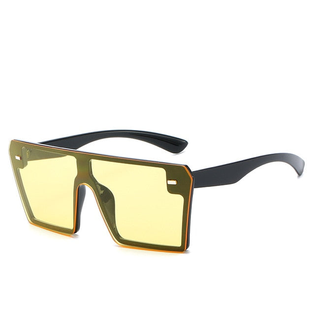 Oversized Square Sunglasses - IBADDIE