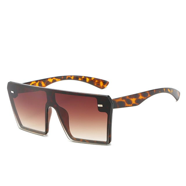 Oversized Square Sunglasses - IBADDIE