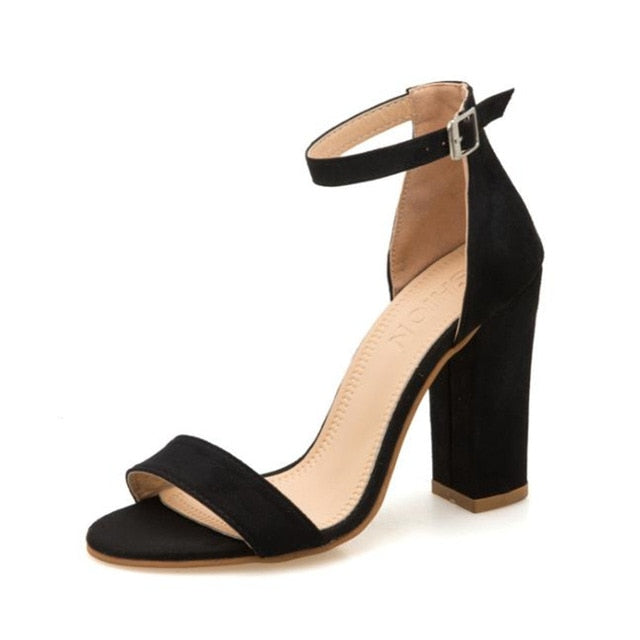 Open Toe Fuzzy Pumps - IBADDIE