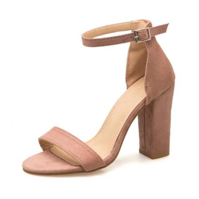 Open Toe Fuzzy Pumps - IBADDIE