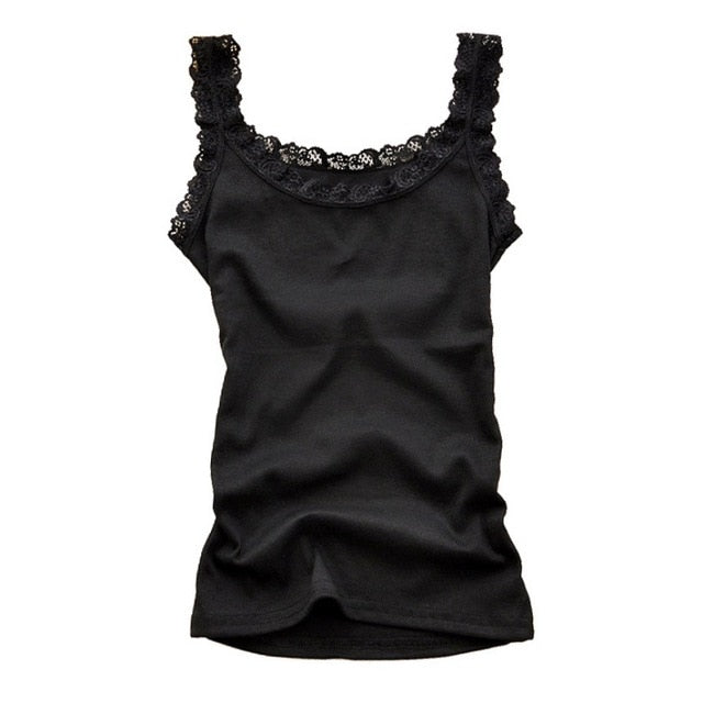 Lace Tank Top - IBADDIE