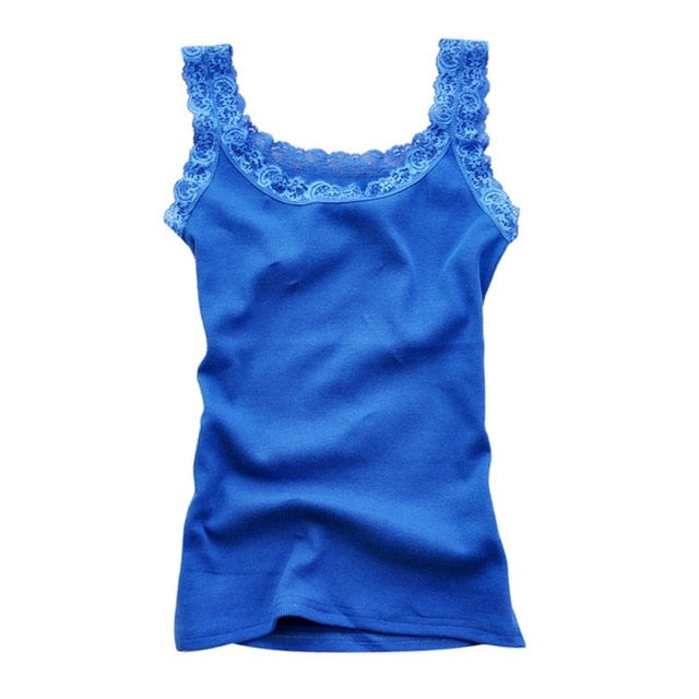 Lace Tank Top - IBADDIE