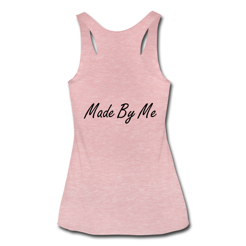 Baddie Racerback Tank - heather dusty rose